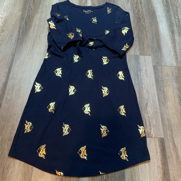 Lilly Pulitzer Preston Dress Reel It In Allover - Picture 2 of 4